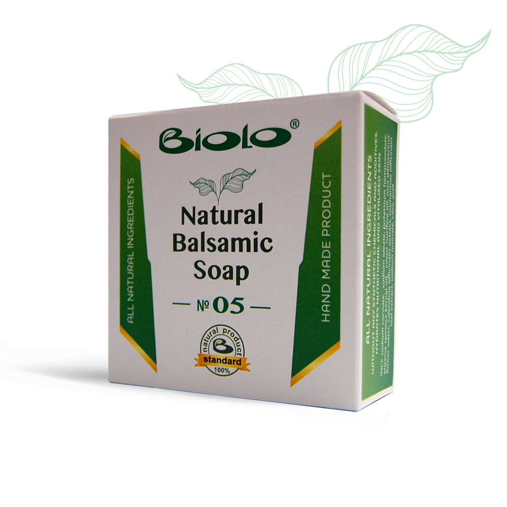 Natural balsamic soap – № 05 – with argan oil, coconut milk and rose water – 100 g